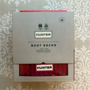 Hunter Boot Socks for Original Short Boots in Red